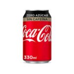Coca Cola Zero Sin Cafeina. Lata 33cl. Caja 24 unidades